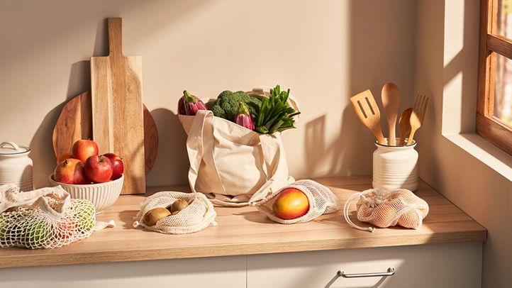 groceries on a table that follow the whole30 plan