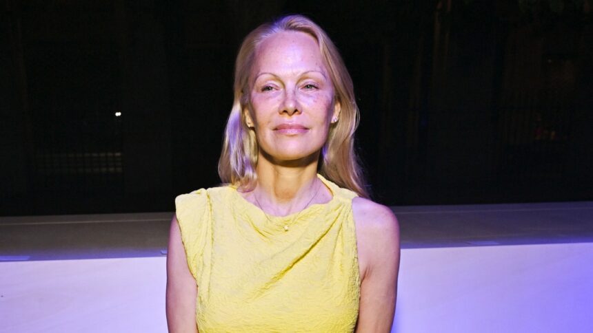 Jedes Mal hat Pamela Anderson auf Make-up verzichtet