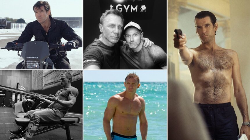 Was es braucht, um James Bond zu sein: Wie Pierce Brosnan und Daniel Craig für die Filme fit wurden