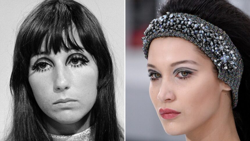 Wie man das 60er-Jahre-Mod-Augen-Make-up macht, das überall auf TikTok zu finden ist